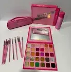 Jeffree Star x morphe makeup palette, brush set, bag & setting spray set