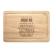 This Is What An Awesome Activist Looks Like Rectangular Chopping Board Funny