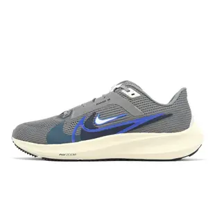 Nike 慢跑鞋 Air Zoom Pegasus 40 PRM 灰 藍 多勾 小飛馬 男鞋 運動鞋 FB7179-002