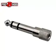 Pig Hog PA-ST35T 3.5MM Female to 1/4" Male Stereo Adapter