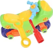 Abaodam 1set Take Apart Motorcycle Toy and Girls Vehicle Model for Early Education and Brain Development Engaging Assembly Plaything Movable Accessories for Hands-Eye Coordination Skills