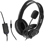 Stereo Gaming Headset for Playstation 5, PS4 & PS4 Pro - Headset with Microphone, Volume Control & Mute - Black