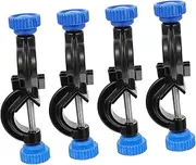 COMNESTBI 4Pcs Adjustable Lab Clip Holders Right Angle Support for Laboratory Use Cross Clamps for Test Tubes and Equipment Easy to Rotate Knobs for Accurate