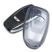 Protect Your Keys with Black Transparent Car Key Fob Case Cover for Forester