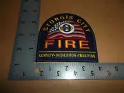 Sturgis City Fire Department Patch~Michigan~MI~New~EMS~Rescue~Emergency~Dept.