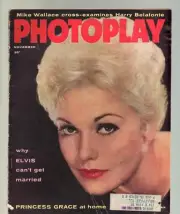 MAG: Photoplay-Elvis-Harry Belafonte-Cliff Robertson-Kim Novak-10/1957-VG
