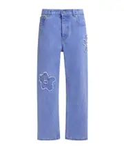 Marni Patch Detailed Denim Boyfriend Jeans IT40,IT44,IT42,IT38,IT36 light blue