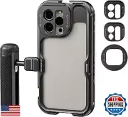 NEEWER 15 Pro Max Cage [2nd Gen], Video Rig Phone Stabilizer with Quick Relea