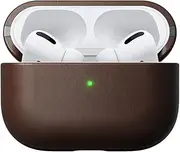 Nomad Modern Leather Case for Airpods Pro 2, Brown