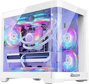 HOENGAGER Poseidon Gaming PC - RTX 5070 12GB, AMD Ryzen 7 5700G 3.8GHz, 32GB DDR4 RAM, 1TB PCIe + 2TB SATA SSD, 11AC WiFi, 650 PSU, Windows 11 Pro - Desktop Computer