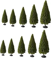 10 Pcs Sand Table Pine Trees Creative Pine Tree Models Micro-Landscape Materials
