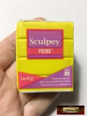 M00593 MOREZMORE Premo! Sculpey Zinc Yellow Hue 5072 2oz Sculpting Polymer Clay