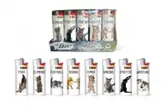 50x BIC Maxi Sporting Cats Lighters Various Colour Box J26