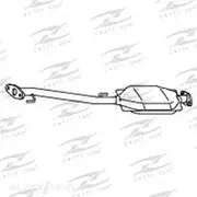 Redback Cat Conv Bolt On to suit Suzuki Vitari EFI 16V - C1232