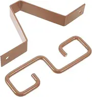 Rain Chain Metal Hook Gutter Rain Chain Adapter v Shape Compatibility Decorative Gutter Drain Hook
