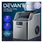 NEW ✅Devanti Ice Maker Machine Commercial Portable Ice Cube Tray Countertop 3.2L