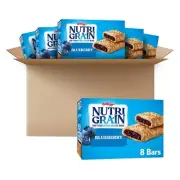 Nutri-Grain Soft Baked Breakfast Bars Made with Whole Grains Kids Snacks Blue...