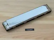 SUZUKI ‎SU-21W HUMMING HIGH-CLASS G Key 21 holes Tremolo Harmonica from Japan