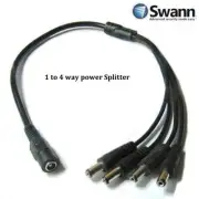 Genuine Swann 1 to 4 Way Power Cable Splitter Multiplier CCTV Security Cameras