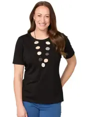 [Fella Hamilton] Summer Camp Short Sleeve Tee in Black