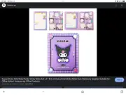 Kuromi Sticky Pad Notebook