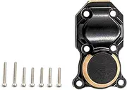 BHCASE Brass Diff Cover Heavy Duty Differential Cover Bridge Axle Cover Accessories Replacement for SCX24 90081 AXI00005 C10 AXI00006 AXI00002 1/24 Remote Control Crawler Car