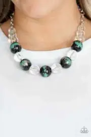 Paparazzi's "Torrid Tide" Necklace Set with Earrings