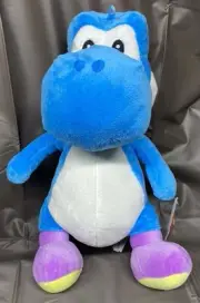 Super Mario Yoshi 12" Blue Plush Nintendo Good Stuff 2017