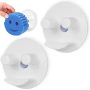 NIEEKRUN Pack of 2 Sponge Holder Sponge Holder for Kitchen Sink, Smiley Sponge Dish Sponge Holder Sponge Holder for Scrub Daddy Scrub Mommy (Sponges Not Included)