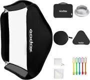 Godox 32X32 Softbox Lighting Kit Bowens Mount Portable Photography Accessories