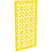 ProtectorAl 300-1200w x 1201-2400h Light Yellow/Gloss White Morrocco Unframed Composite Deco Panel