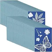 Veumoie 73 Pieces Sun Print Paper Cyanotype Paper Kit, Solar Drawing Paper Sensitivity Nature Printing Paper