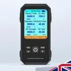 VTER2 Electromagnetic Radiation Detector Digital EMF Meter for EF RF MF (Black)