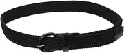 [Ipetboom] 1Pc Unisex Elastic Woven Fabric Belt for Jeans and Sweaters Stylish Decorative Waist Belt for Men and Women Lightweight Durable Non Fading for Everyday Use