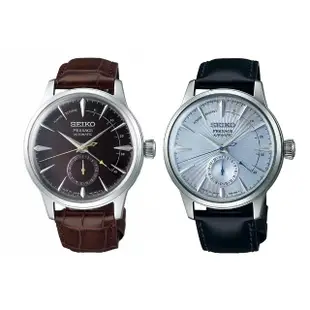 【SEIKO 精工】Presage 4R57 調酒師動力儲存機械腕錶40mm 皮錶 兩色可選(SSA393J1/SSA343J1)