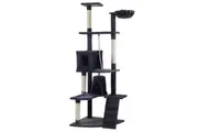YES4PETS 193cm Cat Scratching Tree Post Sisal Pole Scratching Post Scratcher Tower Condo Grey