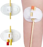 Foley Catheter Stabilization Device, 50Pcs Urinary Leg Bag Legband Catheter Tube Holder, Adhesive Catheter Securement Device Urinary Catheter Hook and Loop Fixing Device Accessories