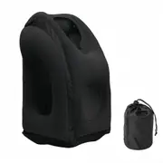 Portable Chin Support Inflatable Travel Neck Pillow Office Nap Rest Support Pillow