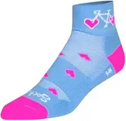 [SockGuy] Unisex Wheel Luv 2in Ankle Athletic Cycling/Running Socks