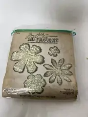 SIZZIX TIM HOLTZ ALTERATIONS 'TATTERED FLORALS' BIGZ CUTTING DIE 656640 NEW