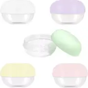 5 Pcs 10Ml Small Travel Containers - Convenient Travel Jars for Creams, Travel L