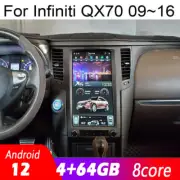 13.6" Touchscreen Radio Android Gps Navigation Carpaly For Infiniti Qx70 13~16