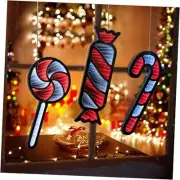 Christmas Infinity Lights, 16'' led 16IN- lollipop,Candy Cane,Candy Light