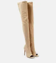 [Paris Texas] Paris Texas Amanda suede over-the-knee boots AU 5 beige