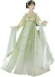 [IDZNFNFX] Traditional Chinese Hanfu Costume Tang Dynasty Long Dress for Women's Cosplay Stage Photography
