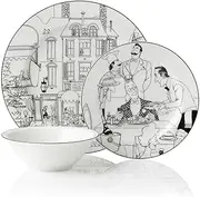 [Noritake] Le Restaurant 12 Piece Dinner Set