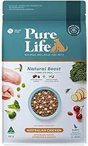 Pure Life Natural Boost Australian Chicken Puppy Dog Food 8kg