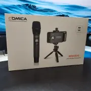 Comica Audio WS50H Wireless Handheld Microphone Bundle for Smartphones
