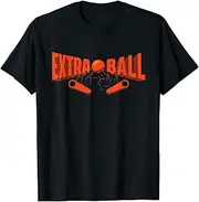 VidiAmazing Extra Ball - Retro Vintage Multiball Pinball Arcade Game ds235 T-Shirt