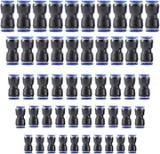 Air Hose Quick Connect Fittings | Air Tube Push Connector | High-Pressure Resistant Compressor Couplers for Sandblasting Woodworking Shops